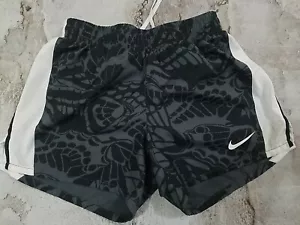 Youth Girls Large Nike Dri Fit Lined 4" Running Shorts No Pockets - Picture 1 of 8