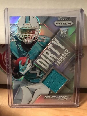 2014 Panini Prizm Dirty Laundry Prizms Jarvis Landry #DL-JL Rookie RC - Image 1 of 3