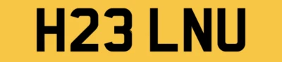HELEN HELENS NUMBER PLATE PRIVATE REGISTRATION H23 LNU PERSONAL CAR REG HELEN U - Image 1 of 4