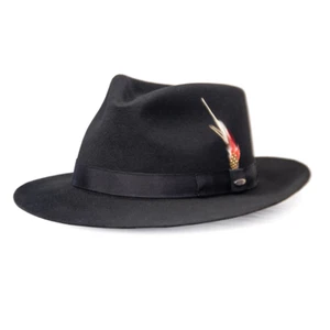 Saint Martin - "Sinatra" Wool Felt Fedora - Picture 1 of 15