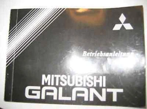 Betriebsanleitung MITSUBISHI GALANT Bordbuch 1988 - Picture 1 of 1