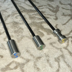 3 Piece SuperSpeed Golf Warm / Up Training System Set Yellow Green Blue 45"