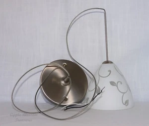 BESA LIGHTING 1XP-1779VN-SN ~MIA 12V MINI PENDANT~VINE GLASS~SAT NICK~DISC GLASS - Picture 1 of 14