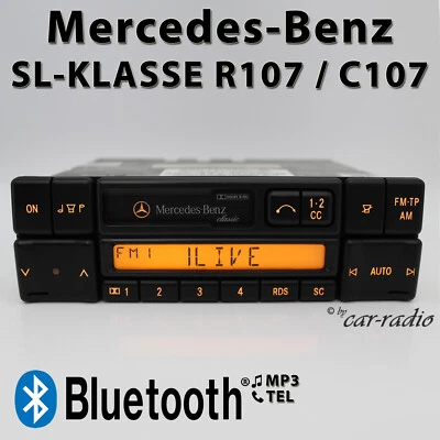 Original Mercedes R107 Radio Classic BE2010 Bluetooth Radio MP3 C107 SL-Klasse - Bild 1 von 4