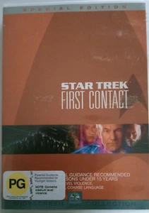 Star Trek 08- First Contact DVD (Special Edition) (1996)Patrick Stewart REGION 4 - Picture 1 of 4