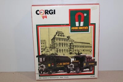 Corgi Classics #97742 John Smiths AEC Tanker & Thornycroft Beer Truck - Image 1 of 4