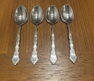 Oneida Satinique Edelstahl Besteck Teelöffel 4er Set - Bild 1 von 13