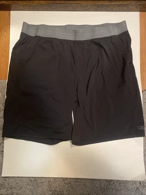 O Outdoor Research Hombres XXL Negro Ligero Exterior Pantalones Cortos Senderismo Camping Foto 1 de 4