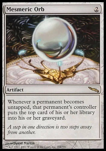 MTG Magic the Gathering Mesmeric Orb (204/306) Mirrodin NM/EX - Image 1 of 1
