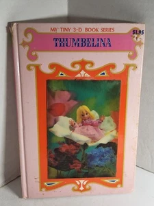 Vintage My Tiny 3-D Book Series - THUMBELINA - Children's Book - Playmore Pub. - Foto 1 di 12