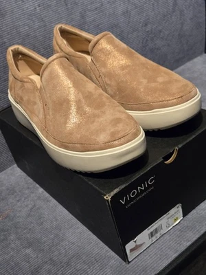 Vionic Mujer Gamuza Kearny Sin Cordones Oro Rosa Mujer Talla 12M Foto 1 de 4