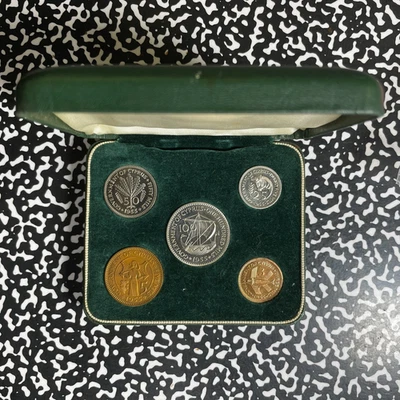 1955 Cyprus 5x Coin Proof Set Lot#B2659 With Original Case - Image 1 of 3