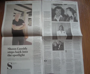 Shaun Cassidy - Los Angeles Times - 21. September 2025 - Zurück im Rampenlicht! 4 Ventilatoren - Bild 1 von 1