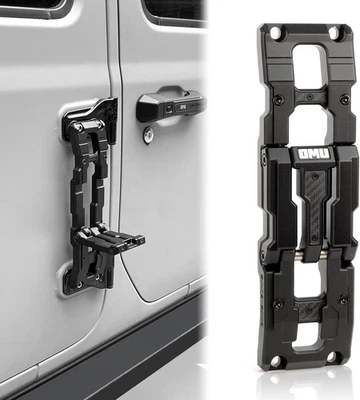 Updated Alu Door Hinge Step Foot Pedal Side Ladder Fit for 2007-2024 JK JL JT Foto 1 de 4