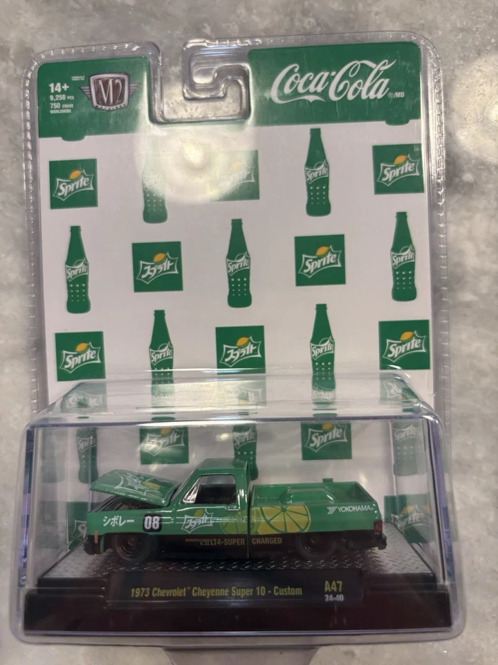 M2 Machines Sprite 1973 Chevrolet Cheyenne Super 10 Custom Coca-Cola A47 зеленый - Изображение 1 из 3