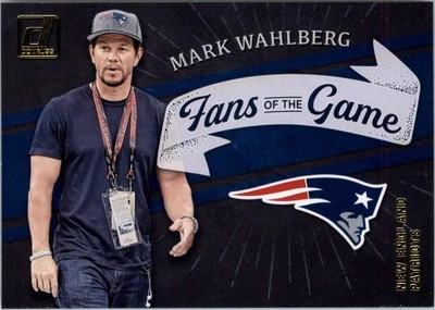 2022 Donruss Fans of the Game #6 Mark Wahlberg - FB - Image 1 of 2