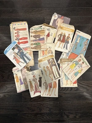 15 Vintage sewing pattern 50s 60s 70s Simplicity Butterick Vogue Style McCalls - Image 1 of 4