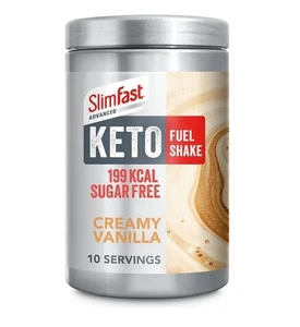 SlimFast Advanced Keto Fuel Shake Creamy Vanilla 320g - Neu - Bild 1 von 3
