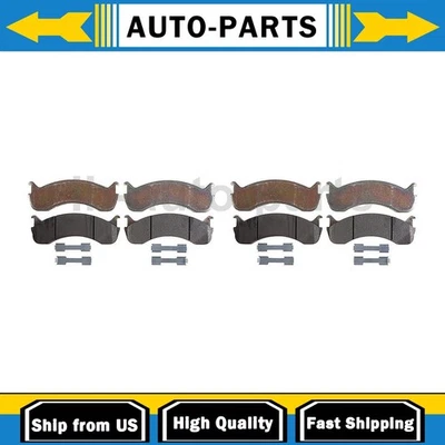 前后盘式制动垫套装 2 件套适用于 2018 Freightliner M2 106 9.0L — 第 1/4 张图片