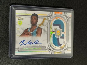 2023 Topps Royalty Basketball Brandon Miller Regalia Relic Signatures 3/10 Auto - Bild 1 von 2