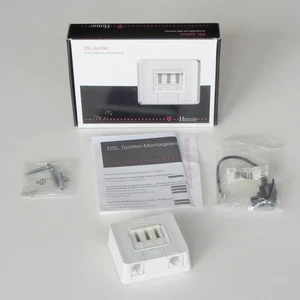 T-Home DSL Splitter für VDSL- oder ADSL-Anschluss, Art.-Nr. 01612 - OVP - Afbeelding 1 van 3