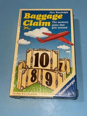 Ravensburger Baggage Claim Memory Game 1988 (SEALED) - Image 1 of 4