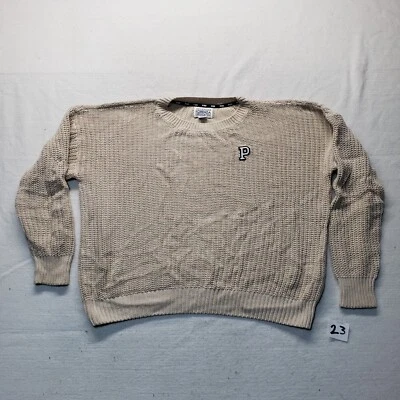 Винтажный Forenza любовь PInk бежевый желтовато-коричневый кабель вязаный свитер для взрослых женщин размер L большой - Изображение 1 из 4