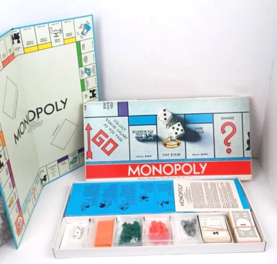 Vintage 1975 Monopoly Game by Parker Brothers Complete Real Estate Trading Game - Image 1 of 4