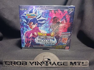 DRAGON BALL SUPER DBS TCG Realm of the Gods Booster Box 24 Packs Factory Sealed - Picture 1 of 6