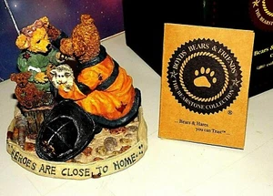 Boyds Bears & Friends Chief Buckley w/ Jennifer To The Rescue Figurine (NIB) - Picture 1 of 8