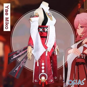 OSIAS Genshin Impact Cosplay Outfit Yae Miko Halloween Costume Anime Sz XL - Picture 1 of 19