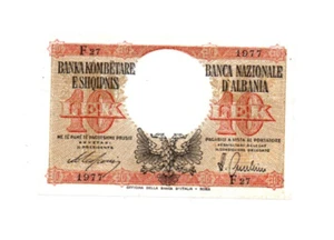10 LEK FINE BANKNOTE FROM ITALIAN OCCUPIED ALBANIA 1940 PICK-11 - Picture 1 of 2