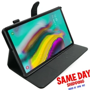 High Grade Wallet Leather Flip Case Cover for Samsung Galaxy Tab S5e 10.5" T727A - Picture 1 of 1