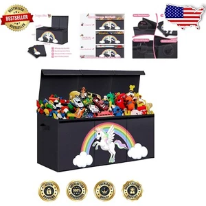 Versátil Caja de Juguetes Extra Grande para Viveros - Solución de Almacenamiento Plegable 150L - Imagen 1 de 9