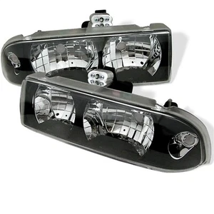 Spyder Auto 5012425 Crystal Headlights Fits 98-05 S10 Blazer S10 Pickup - Picture 1 of 1