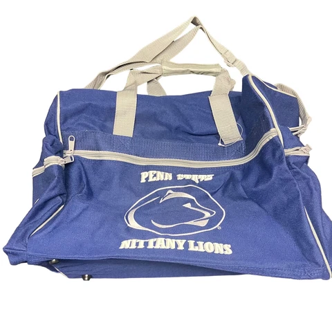 Vintage NCAA Penn State Nittany Lions Blue Duffel Sports Bag Cover