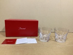 Baccarat Crystal Rock Glass Set Of 2 Year Tumbler Lucia 2017 - Picture 1 of 3