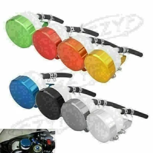Depósito de cilindros maestros de líquido de aceite embrague de freno delantero tanque taza motocicleta Reino Unido - Imagen 1 de 12