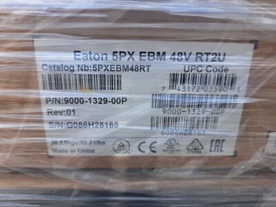 Eaton UPS External Battery Module 5PX EBM 48V RT2U FOR 5PX 1500/2000 5PXEBM48RT - Image 1 of 4