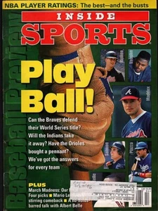 INSIDE SPORTS April 1996: special pro-baseball issue; Near Mint cond - Picture 1 of 1