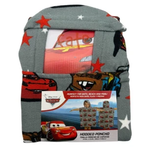 Poncho toalla con capucha Lightning McQueen Cars Tow Mater Let's Drive para baño playa - Imagen 1 de 3