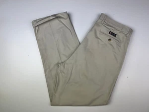 Pantalón Chino Ralph Lauren Chaps W35"-L30" Para Hombre Calce Suelto Crema - Imagen 1 de 7