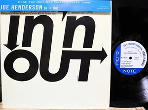 JOE HENDERSON "IN 'N OUT" BLUE NOTE Japan LP Vinyl OBI MONO AUDIOPHILE 200g NM - Picture 1 of 8