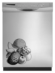 Adesivo decalcomania cucina dettagliata frutta frigorifero dormitorio frigo retrò congelatore - Foto 1 di 2