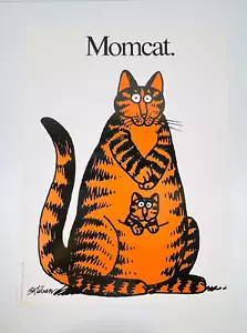 Vintage B. Kilban Momcat Poster 18 X 24 Workman Publishing 1977 - Picture 1 of 5