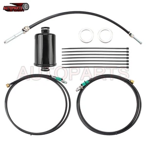 Línea de suministro de combustible para camioneta Chevy GMC C/K línea de retorno de combustible abrazaderas de línea de vapor de combustible - Imagen 1 de 9