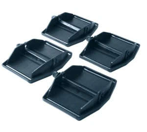 CORNER STEADY LEG CARAFOOT JACK PADS FEET WITH PINS CARAVAN TRAILER - SET OF 4 - Picture 1 of 1