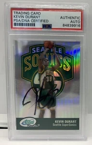 Kevin Durant Signed 2007 eTopps Rookie Card /1499 Auto PSA/DNA - Picture 1 of 2