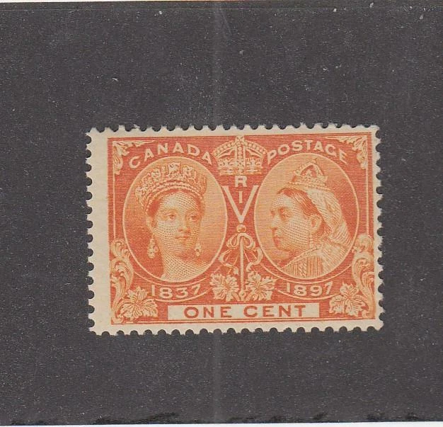 CANADA (MK6136) # 51  FVF-MNH  1cts 1897 QV  DIAMOND JUBILEE /ORANGE CAT VAL $90 - Image 1 of 1