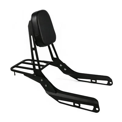 Backrest Sissy Bar w/Rear Luggage Rack For Honda VTX1300 VTX1800 N/R/S/T/C 05-11 - Image 1 of 4